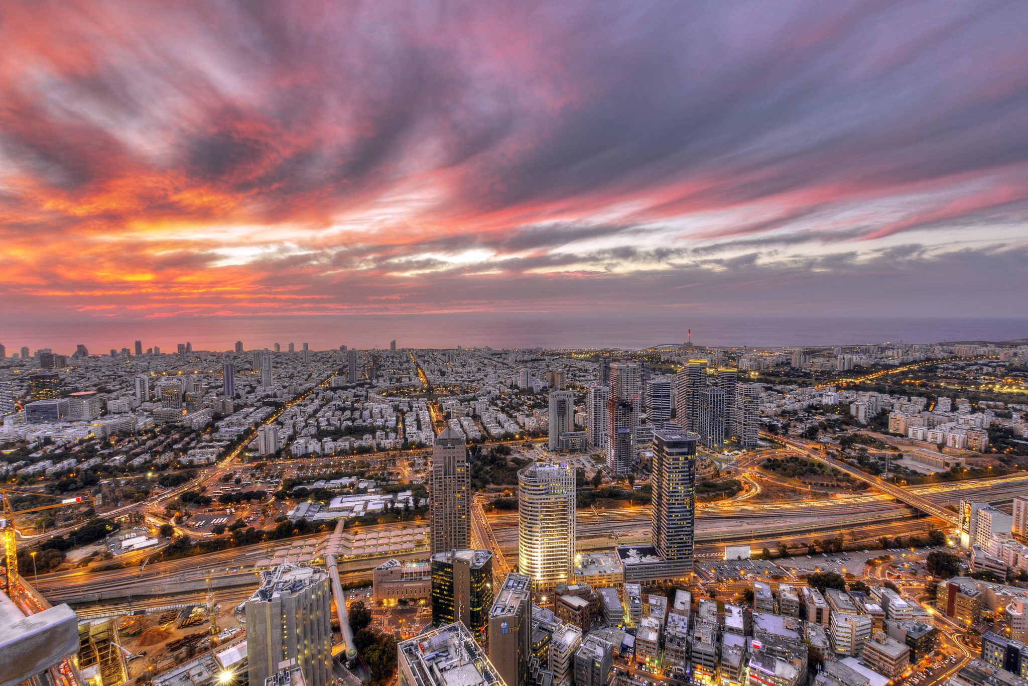 Тель Авив 10000 2000 панорама