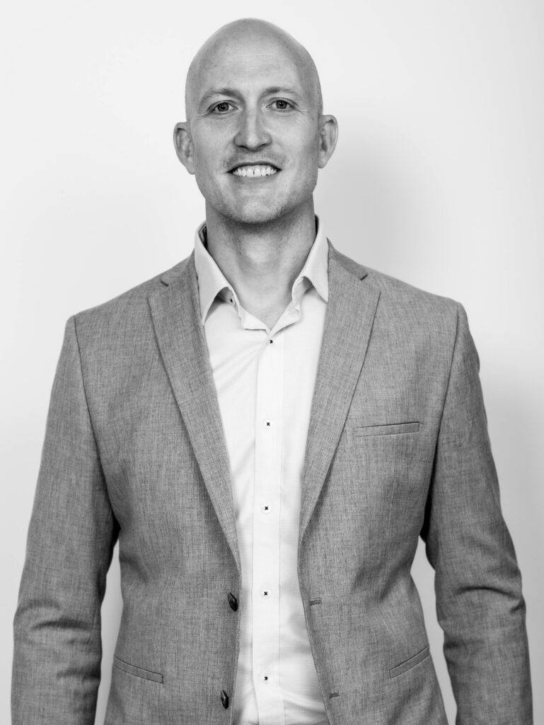 Black and white image of Caspar
