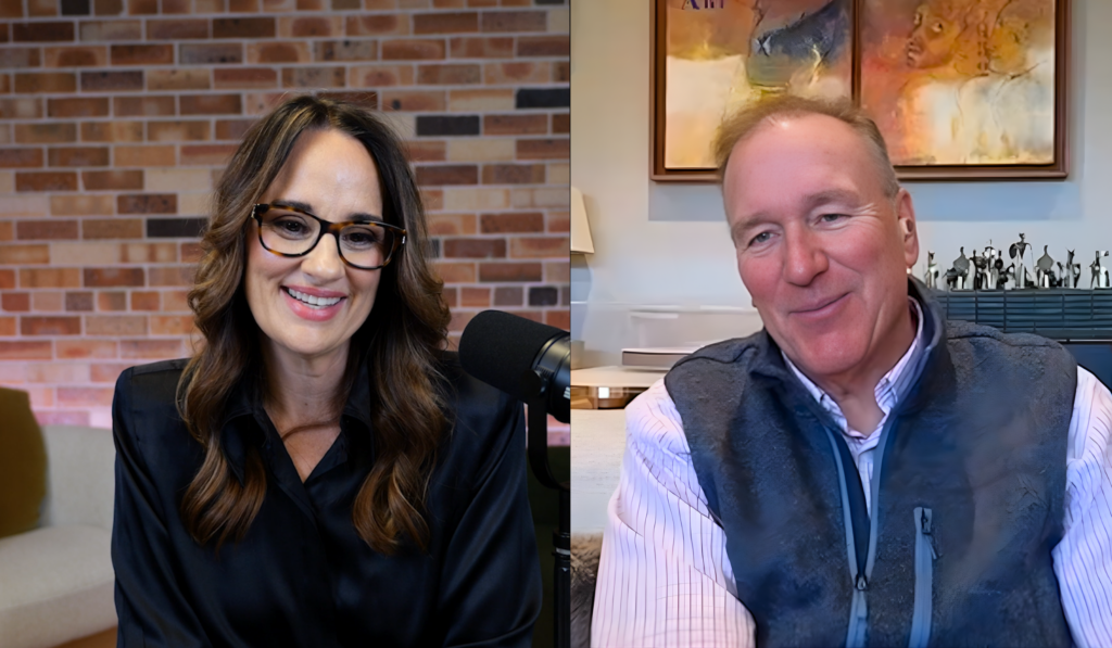 James Allen, leader of Bain’s Global CEO Forum and Vanessa Gavan, Founder of Maximus